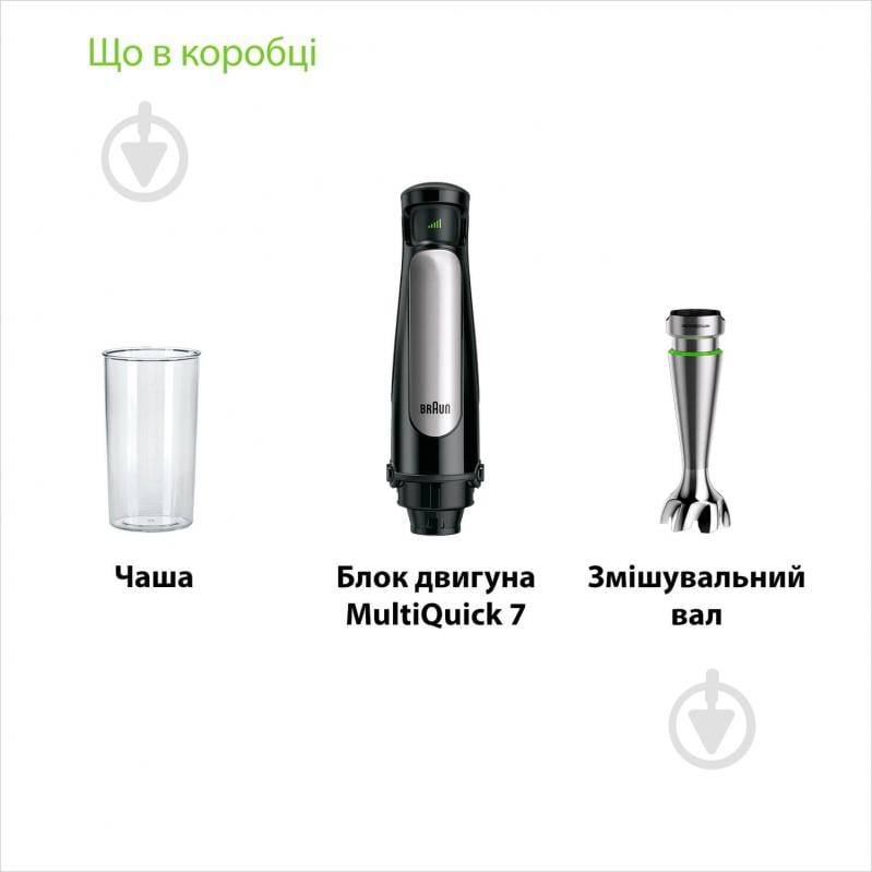 Блендер погружной Braun MQ 7000 X BK - фото 7 Блендер погружной Braun MQ 7000 X BK - фото 7