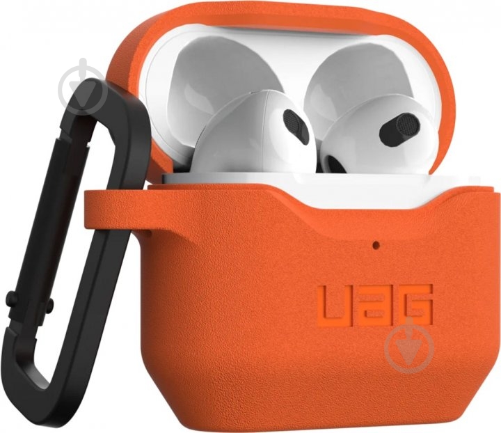 Чохол для навушників UAG Apple Airpods 3 Std. Issue Silicone_001 (V2) orange 10292K119797 - фото 7