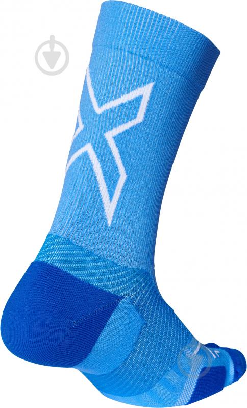 Шкарпетки 2XU Vectr Light Cushion Crew Socks UA7005e_NBA/SUF р.S синій - фото 2