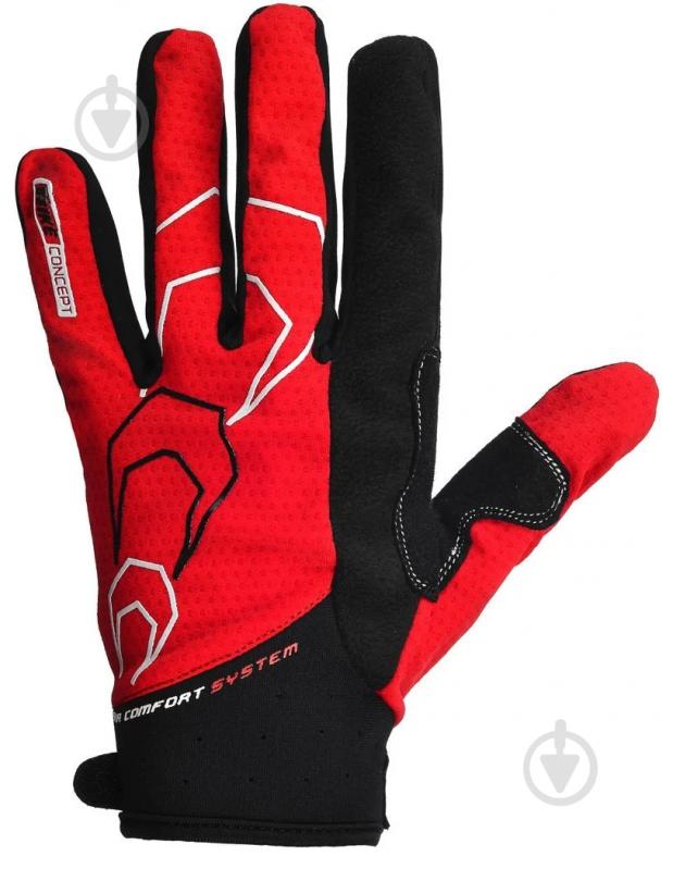 Велоперчатки PowerPlay 6556C XXL черный с красным - фото 2
