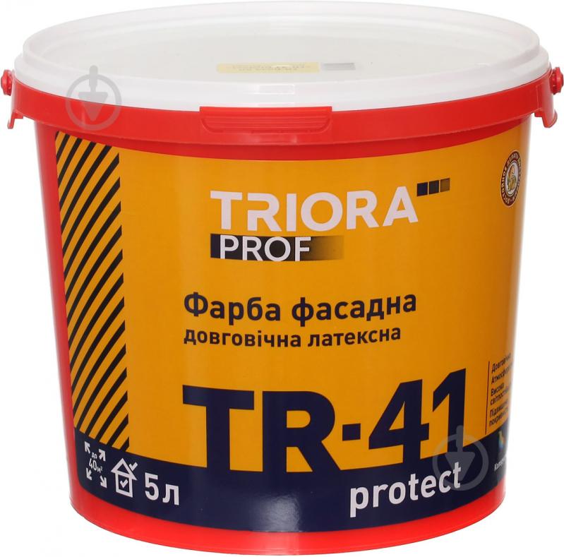 Фарба латексна водоемульсійна Triora TR-41 protect база TR мат база під тонування 5 л - фото 1