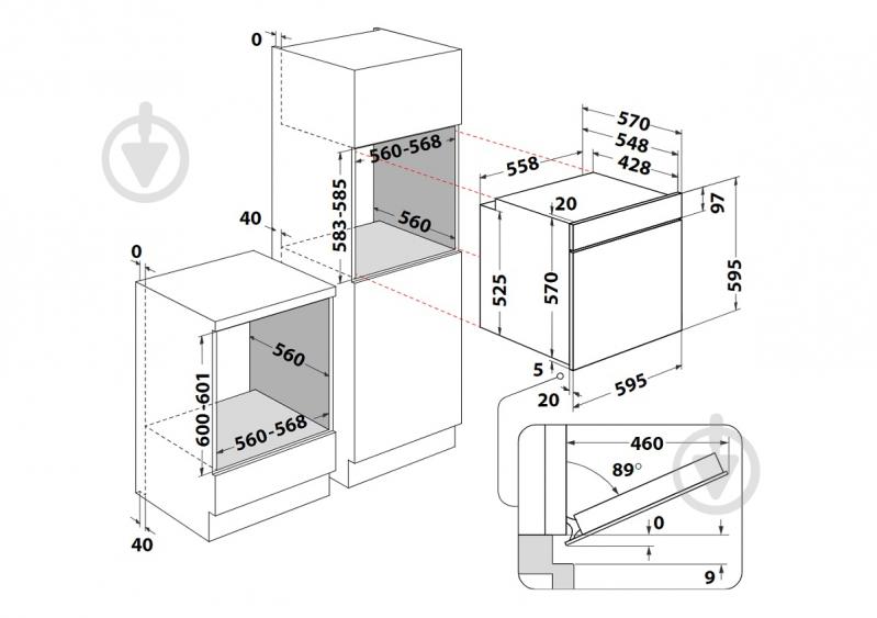 Духовой шкаф Whirlpool OMSR58CU1SX - фото 9