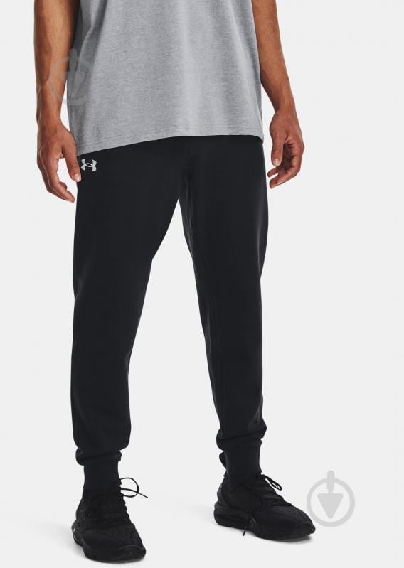 Брюки Under Armour UA Rival Fleece Joggers 1379774-001 р. XL черный - фото 1