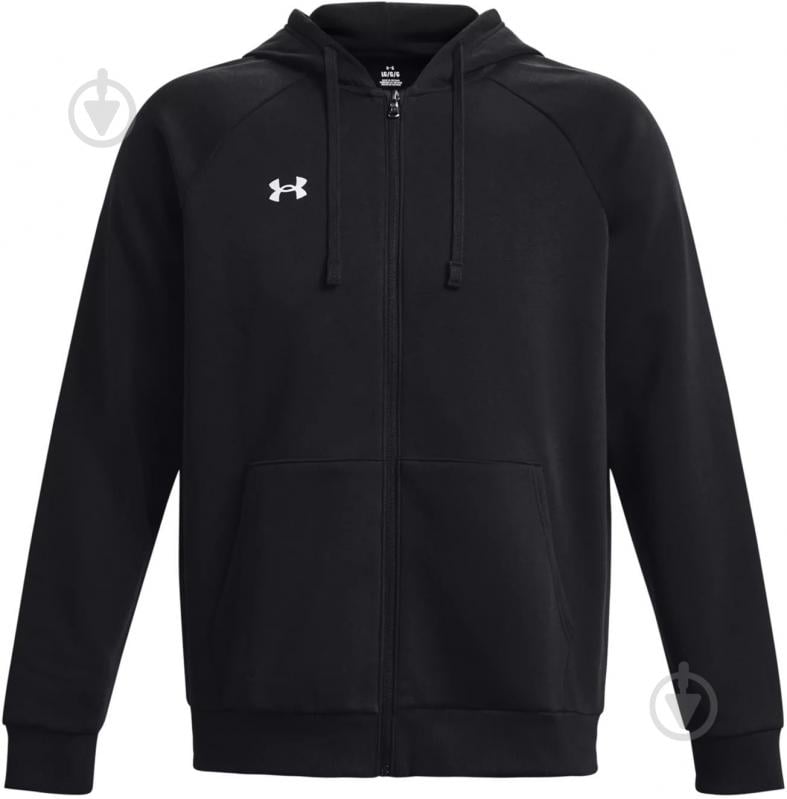 Джемпер Under Armour UA Rival Fleece FZ Hoodie 1379767-001 р.L чорний - фото 4