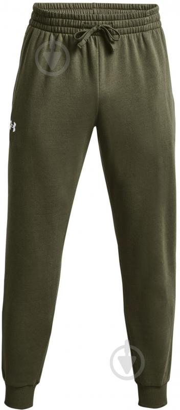 Брюки Under Armour UA Rival Fleece Joggers 1379774-390 р. L зеленый - фото 4