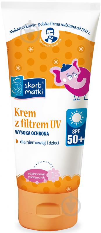 Крем сонцезахисний Skarb Matki з УФ-фільтром SPF 50+ 75 мл (1947) - фото 1