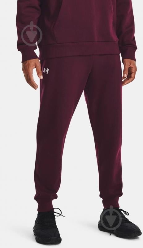 Штани Under Armour UA Rival Fleece Joggers 1379774-600 р. M червоний - фото 1