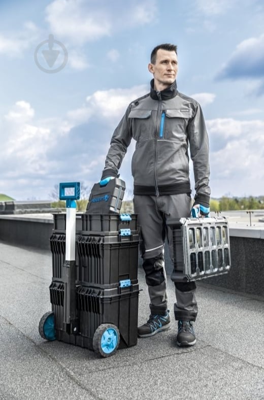 Куртка рабочая HOEGERT TAUBER р. L HT5K811 темно-серый - фото 7 Куртка рабочая HOEGERT TAUBER р. L HT5K811 темно-серый - фото 7