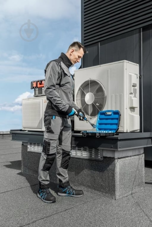 Куртка рабочая HOEGERT TAUBER р. L HT5K811 темно-серый - фото 9 Куртка рабочая HOEGERT TAUBER р. L HT5K811 темно-серый - фото 9