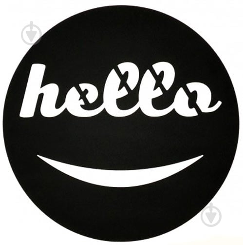 Постер Hello черный - фото 1