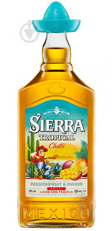 Ликер Sierra Tropical Chilli 18% 0,7 л - фото 1