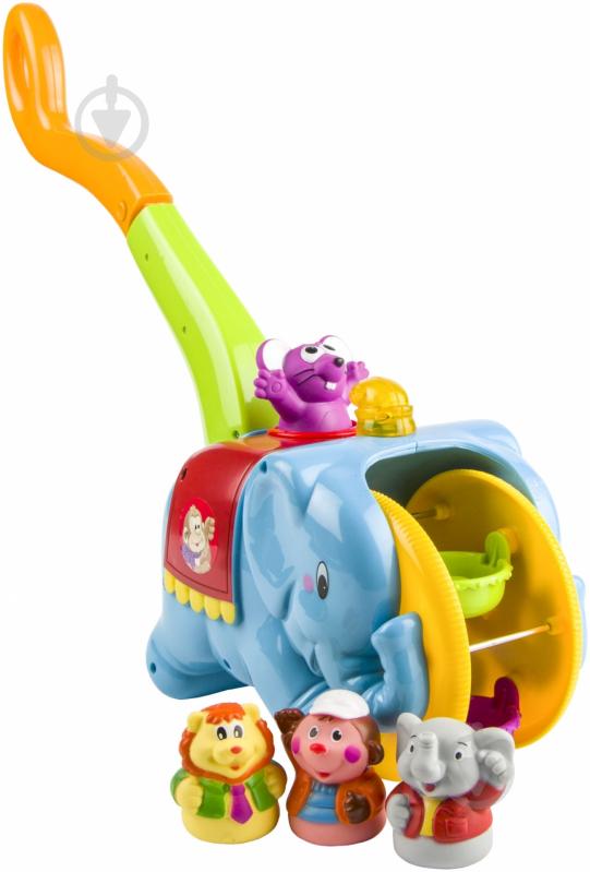 Каталка Kiddieland Слон-циркач 049759 - фото 1