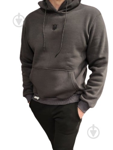 Худі LOGOS-Tac з вишивкою чорний Герб 04-06-00-0055 р.2XL сірий - фото 1 Худі LOGOS-Tac з вишивкою чорний Герб 04-06-00-0055 р.2XL сірий - фото 1