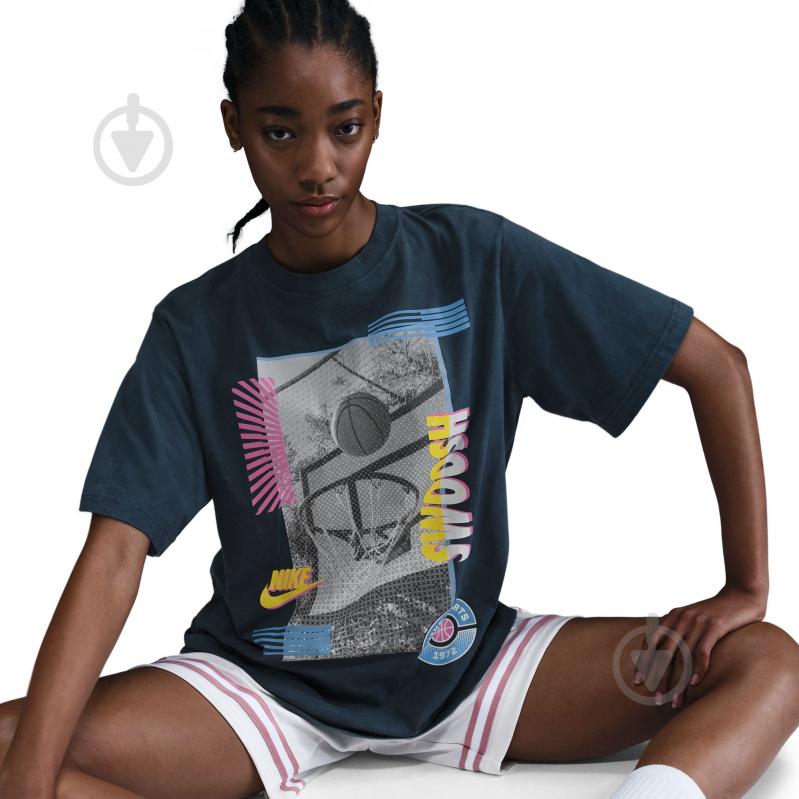 Футболка Nike W NK SS TEE OC BB SP25 HJ3634-478 р.S синій - фото 6 Футболка Nike W NK SS TEE OC BB SP25 HJ3634-478 р.S синій - фото 6