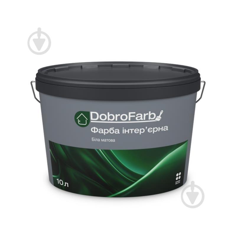 Краска интерьерная DobroFarb мат Оливковый лен 7 кг - фото 3