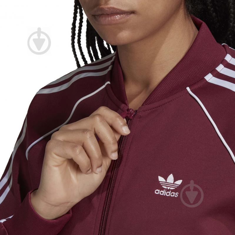 Джемпер Adidas SST TRACKTOP PB H34594 р. 34 бордовый - фото 5