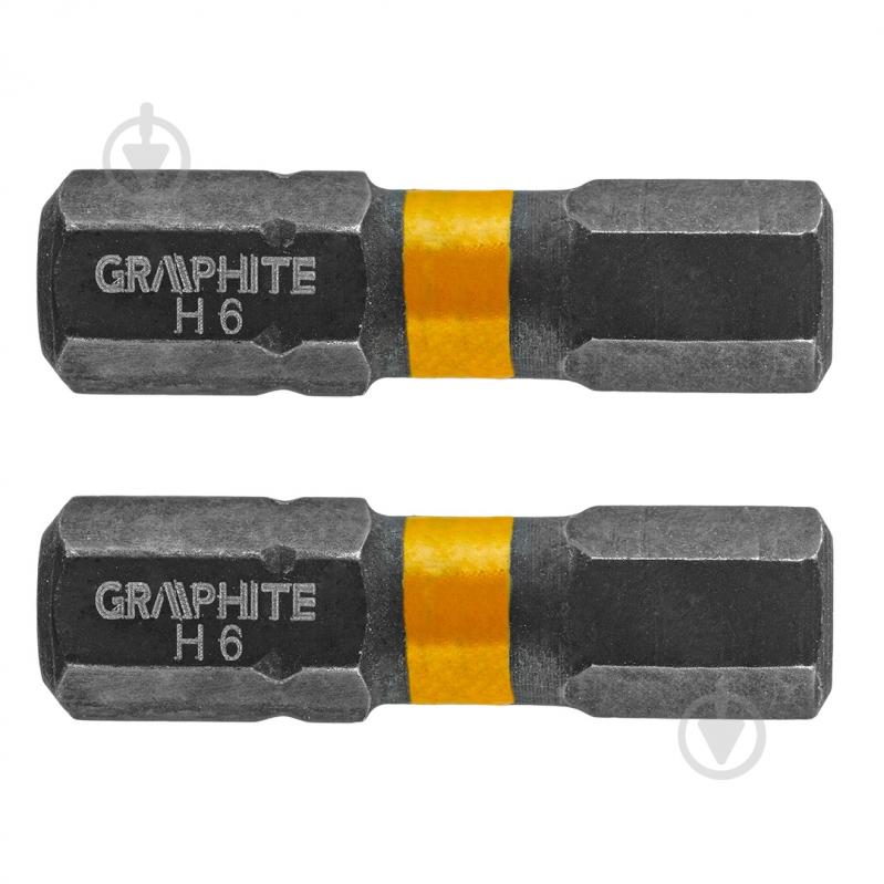 Набор бит NEO tools HEX6 x 25 мм 2 шт. 2 шт. 56-509 - фото 1