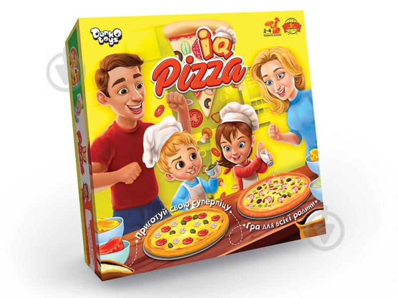 Игра настольная Danko Toys IQ Pizza укр. (10) G-IP-01U - фото 1