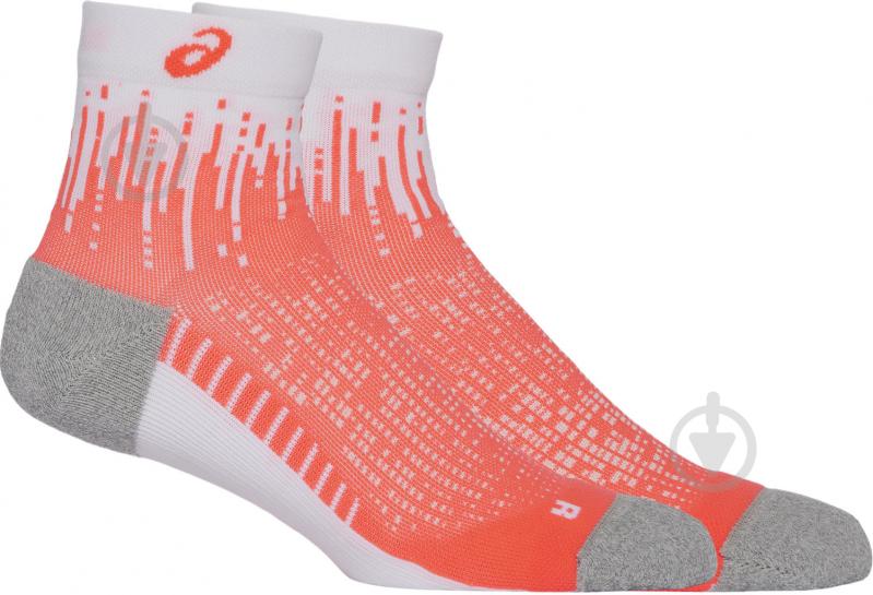 Шкарпетки Asics PERFORMANCE RUN SOCK QUARTER 3013A980_600 р.43-46 червоний - фото 1