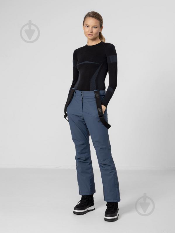 Брюки 4F WOSKI TROUSERS SPDN001 H4Z22-SPDN001-32S р. XS серо-синий - фото 1