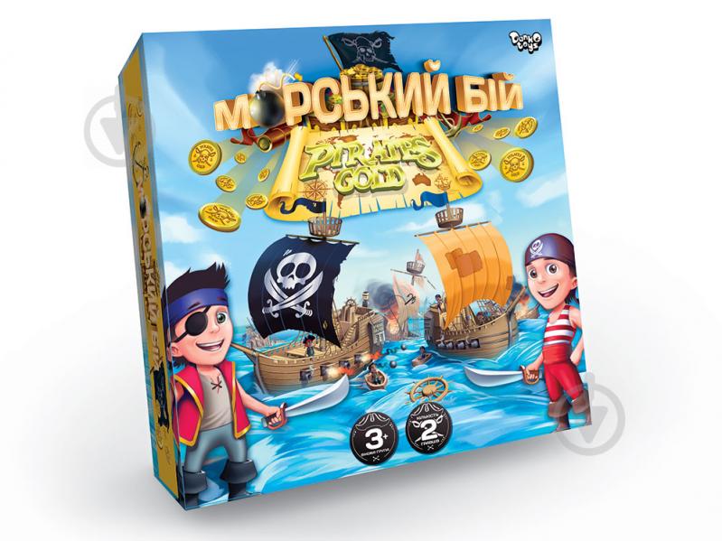 Гра настільна Danko Toys Морський бій. Pirates Gold укр. (10) G-MB-03U - фото 1