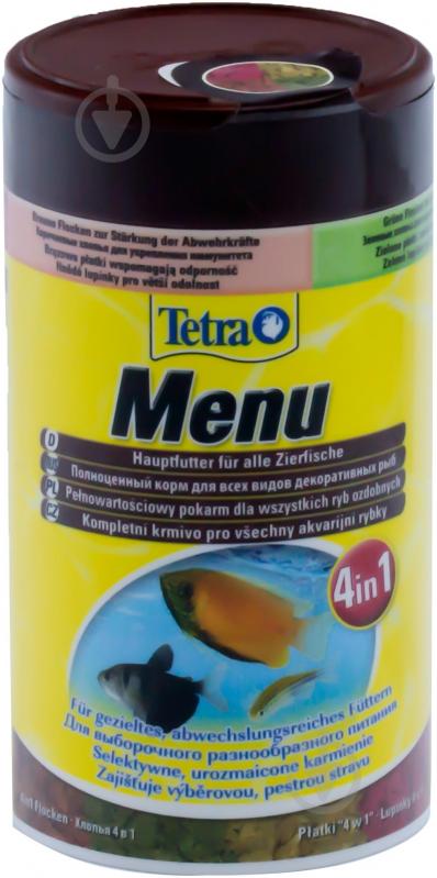 Корм Tetra Menu 4в1 100 мл (рыба и побочные рыбные продукты) - фото 1