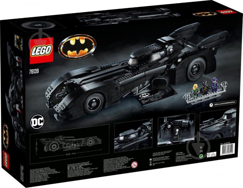 Конструктор LEGO Super Heroes 1989 Batmobile 76139 - фото 4