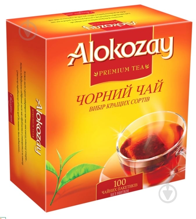 Чай черный Alokozay Premium 100 шт. 200 г - фото 1