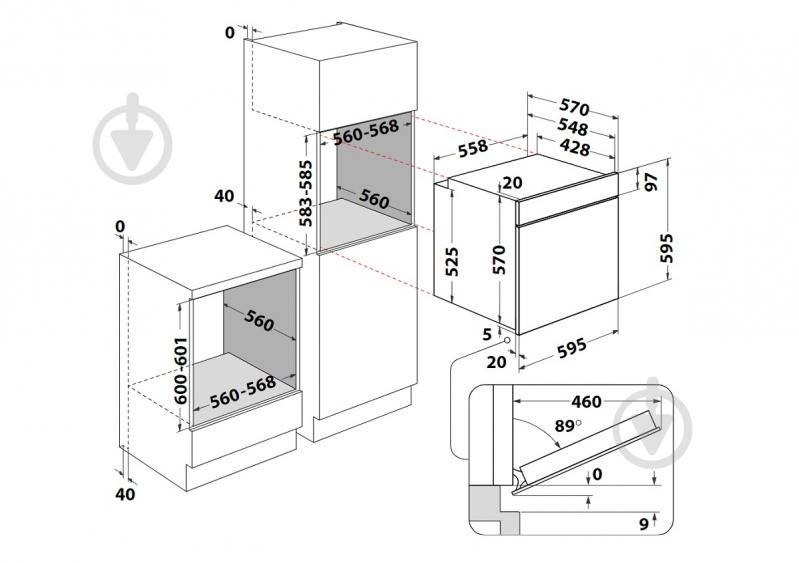 Духовой шкаф Whirlpool OMSR58RU1SB - фото 3