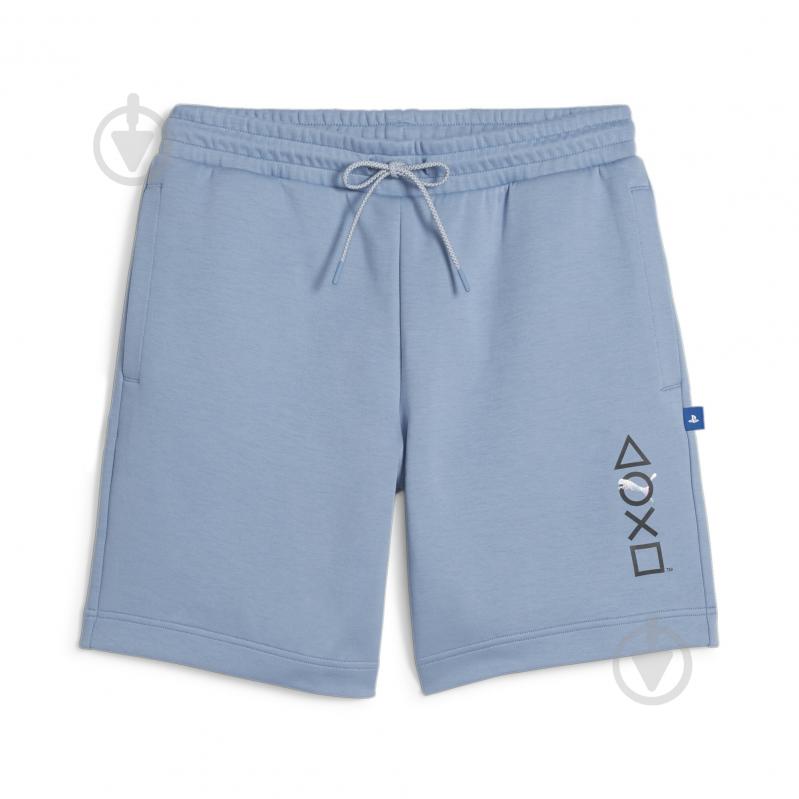 Шорты Puma X PLAYSTATION SHORTS 8"" DK 62469120 р. 2XL голубой - фото 1