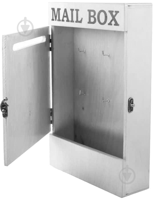 Ключница MAIL BOX 20х30х6 см, белая - фото 3 Ключница MAIL BOX 20х30х6 см, белая - фото 3