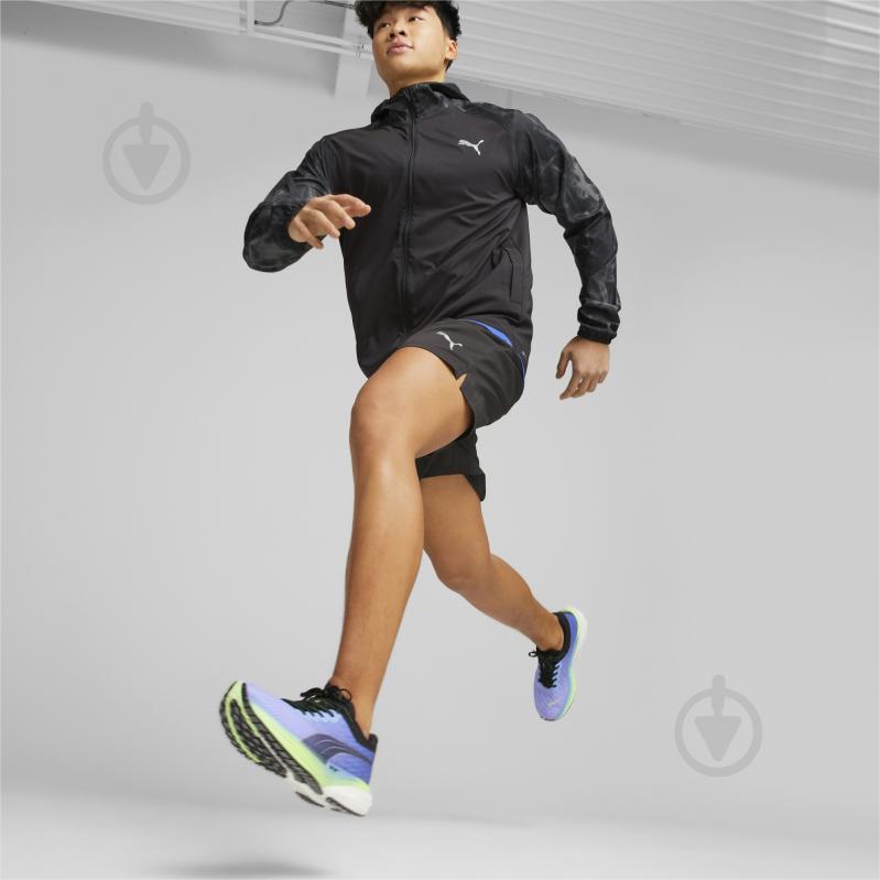 Вітрівка чоловіча демісезонна Puma RUN FAVORITE AOP WOVEN JACKET 52338901 р.L чорна - фото 5