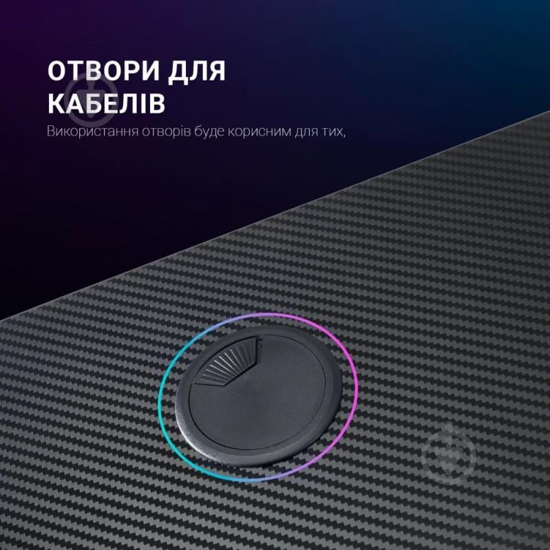 Стіл комп'ютерний GamePro GD112 чорний - фото 22