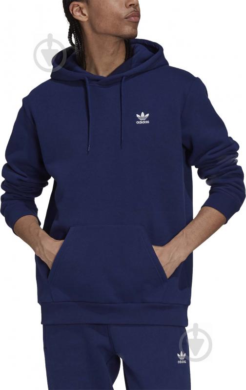 Джемпер Adidas ESSENTIAL HOODY H34653 р. M синий - фото 1