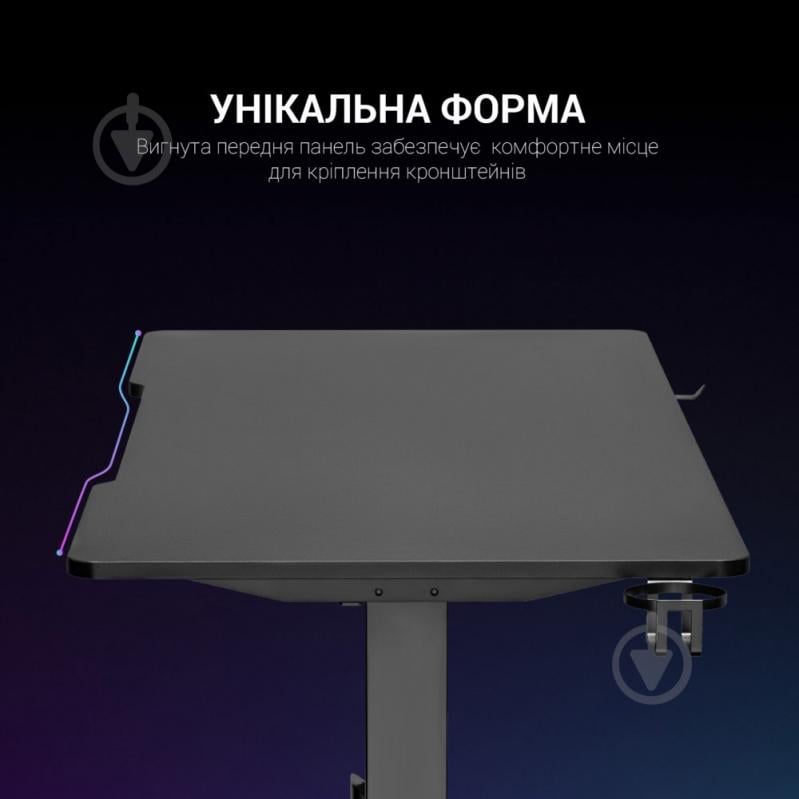 Стол компьютерный GamePro GD214 черный - фото 13