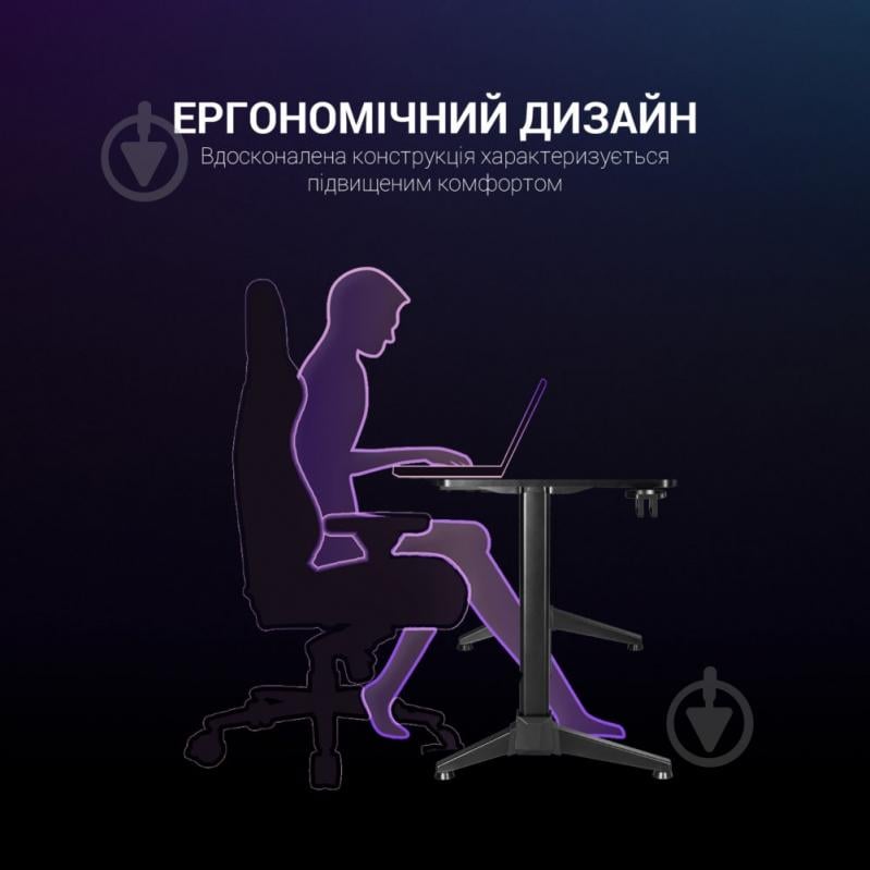 Стол компьютерный GamePro GD214 черный - фото 12