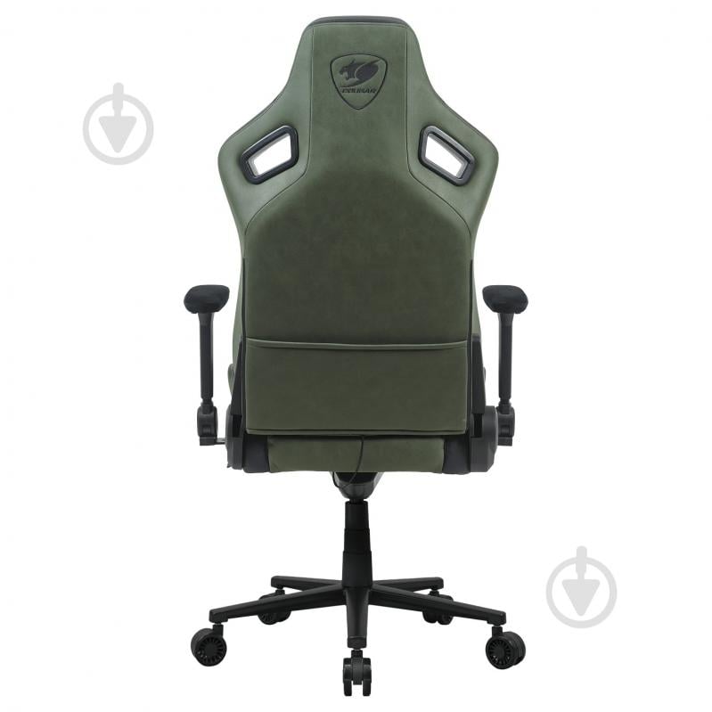 Крісло ігрове Cougar DEFENSOR S Army Green F, дихаюча тканина, сталевий каркас зелений - фото 8