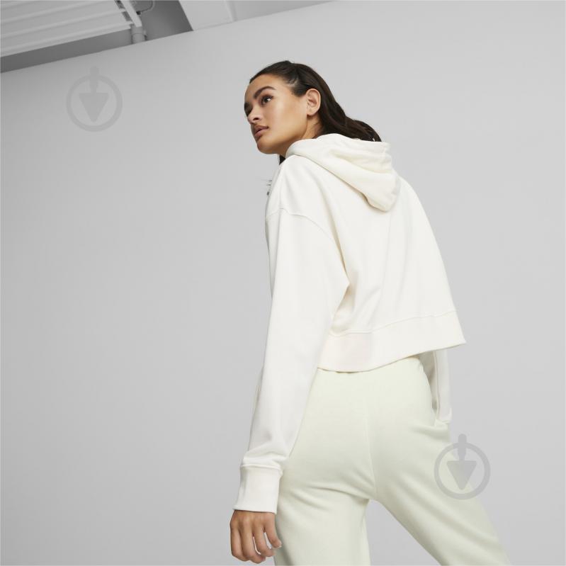 Джемпер Puma CLASSICS CROPPED HOODIE TR 53805799 р.L бежевий - фото 4