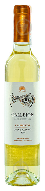 Вино Vinos de La Luz Callejon del Crimen Chardonnay Dulce Natural біле солодке 500 мл - фото 1