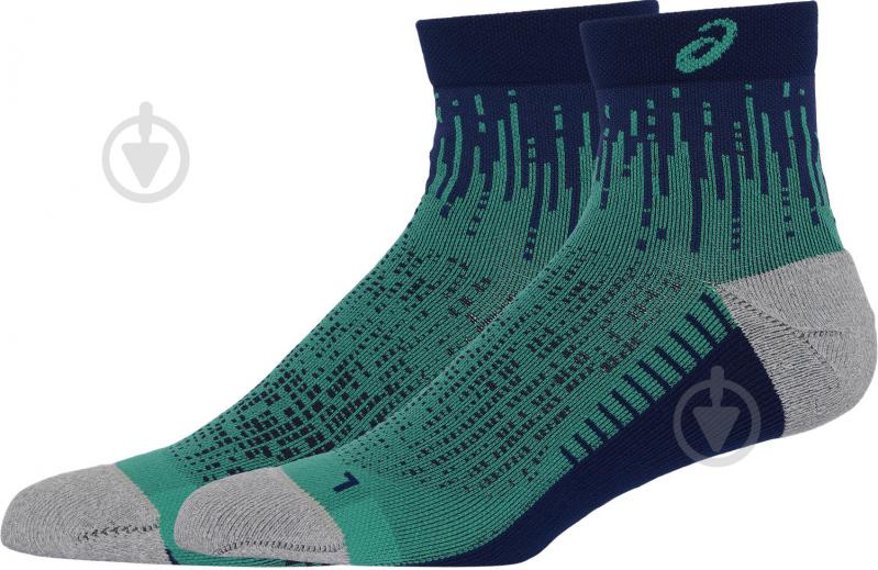 Носки Asics PERFORMANCE RUN SOCK QUARTER 3013A980_302 р.46-48 зеленый - фото 2