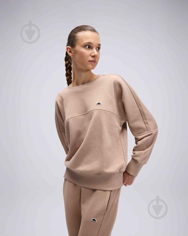 Свитшот Ellesse EF567-BEIGE р.S бежевый - фото 1