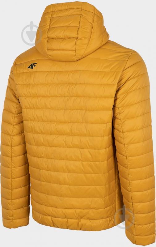 Куртка мужская зимняя 4F JACKET KUMP004 H4Z22-KUMP004-71S р.L желтая - фото 4