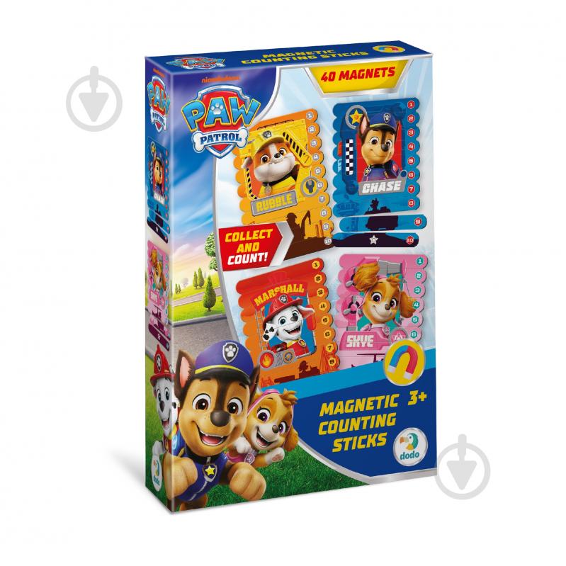 Игра-пазл DoDo Магнитные палочки для счета Paw Patrol Герои-спасатели - фото 1 Игра-пазл DoDo Магнитные палочки для счета Paw Patrol Герои-спасатели - фото 1