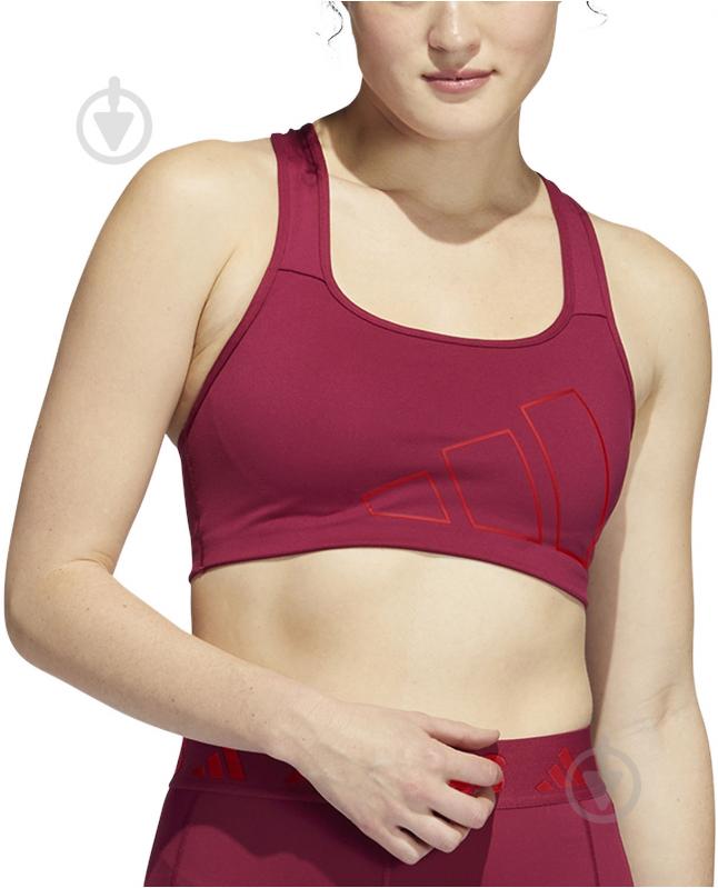 Бра Adidas TRLD Impact Logo HD7681 р.S-A/C червоний - фото 1 Бра Adidas TRLD Impact Logo HD7681 р.S-A/C червоний - фото 1