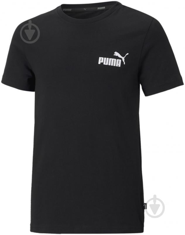 Футболка Puma ESS SMALL LOGO TEE B 58696101 р.164 чорний - фото 1