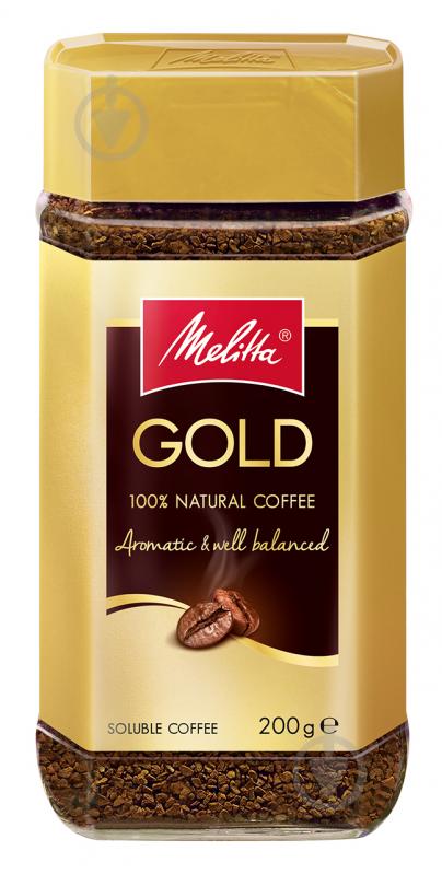 Кава розчинна Melitta Gold 200 г - фото 1