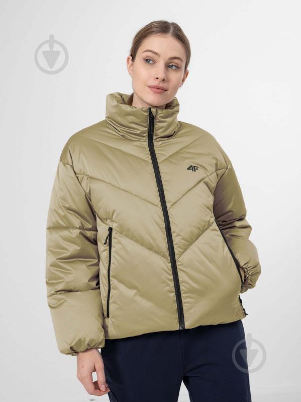 Куртка жіноча демісезонна 4F WOJACKET KUDP019 H4Z22-KUDP019-44S р.XS оливкова - фото 1 Куртка жіноча демісезонна 4F WOJACKET KUDP019 H4Z22-KUDP019-44S р.XS оливкова - фото 1