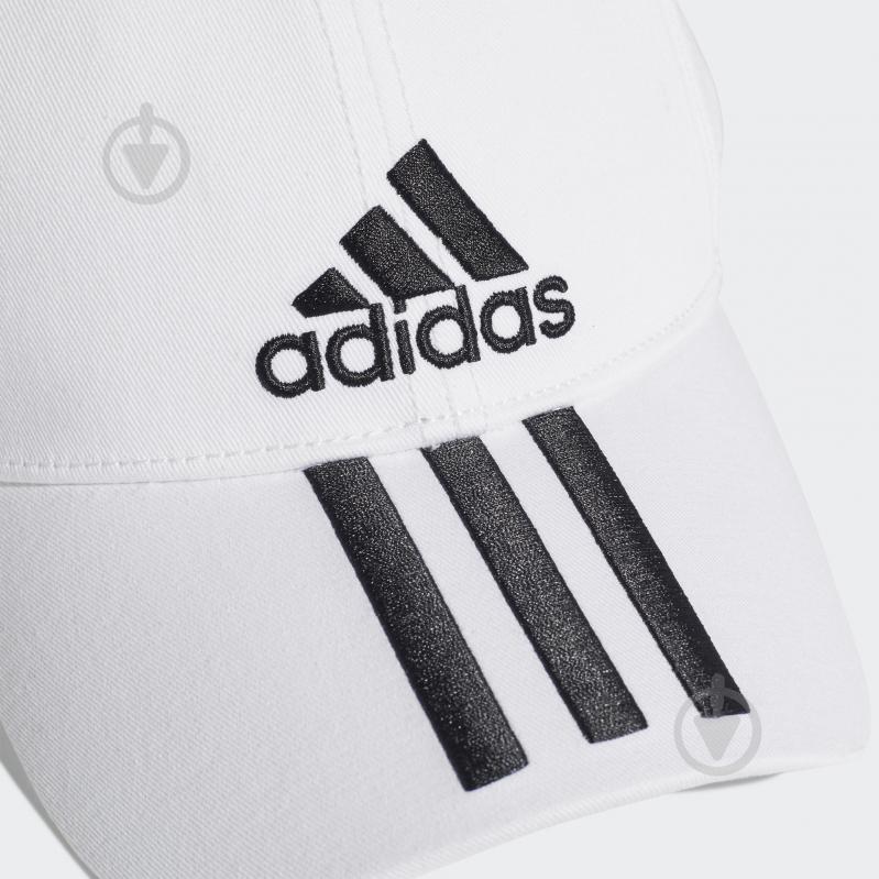 Кепка Adidas 6P 3S CAP COTTO DU0197 OSFL білий - фото 4