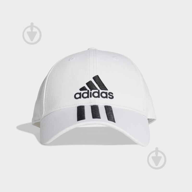 Кепка Adidas 6P 3S CAP COTTO DU0197 OSFW білий - фото 1