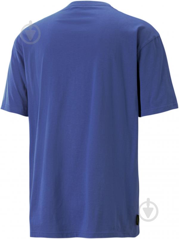 Футболка Puma TEAM GRAPHIC TEE 53825692 р.M синій - фото 2